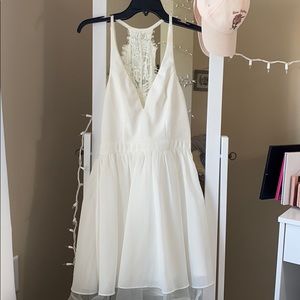 PromGirl white dress